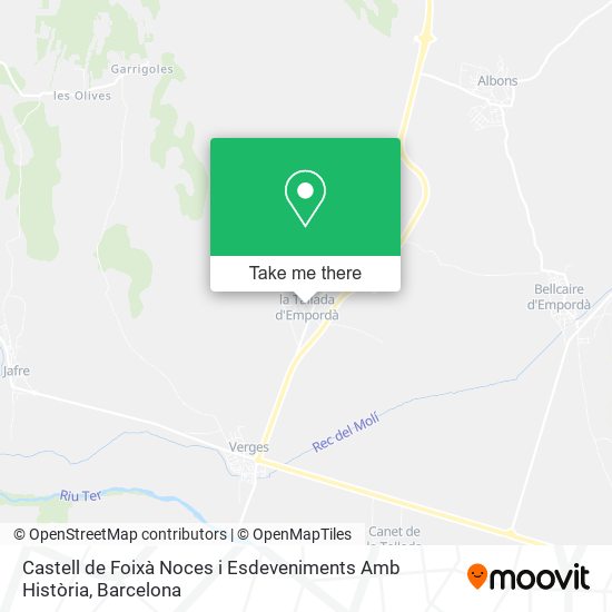Castell de Foixà Noces i Esdeveniments Amb Història map