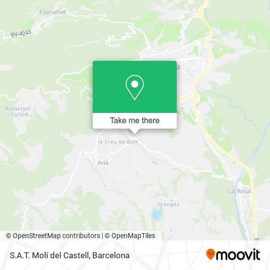 S.A.T. Molí del Castell map
