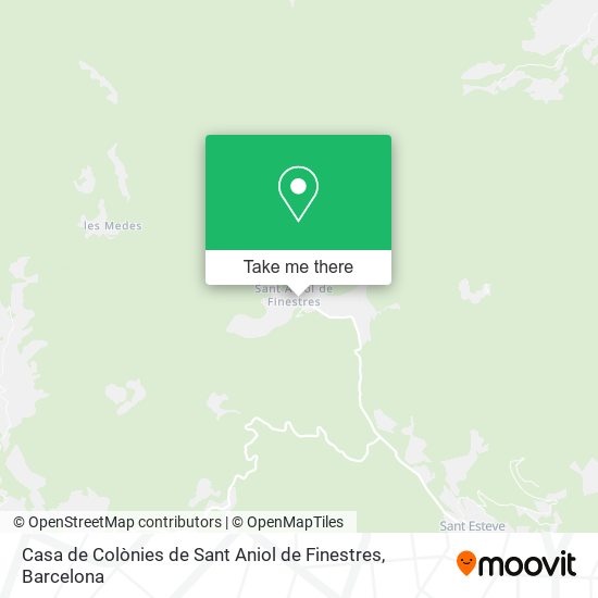 Casa de Colònies de Sant Aniol de Finestres map