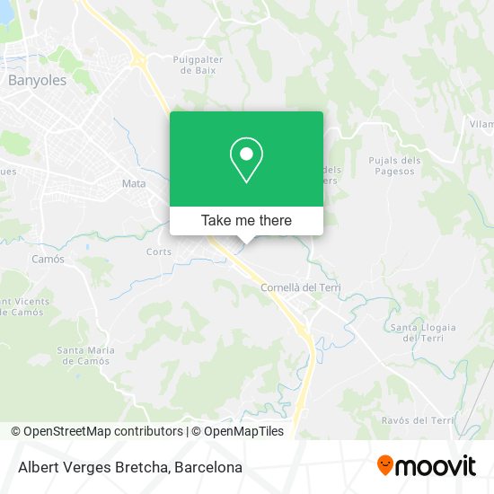 Albert Verges Bretcha map