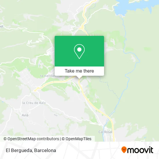 El Bergueda map
