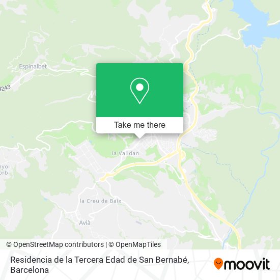 Residencia de la Tercera Edad de San Bernabé map