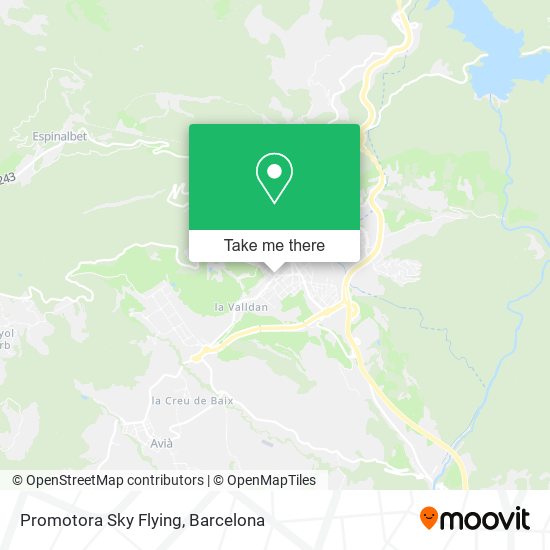 Promotora Sky Flying map