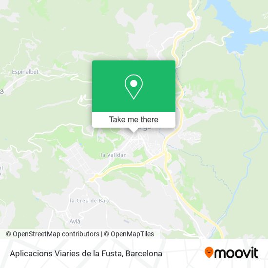 Aplicacions Viaries de la Fusta map