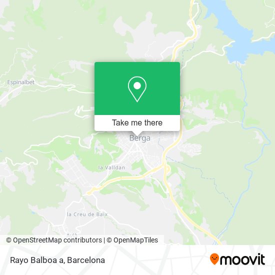 Rayo Balboa a map