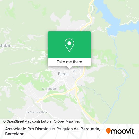 Associacio Pro Disminuits Psiquics del Bergueda map
