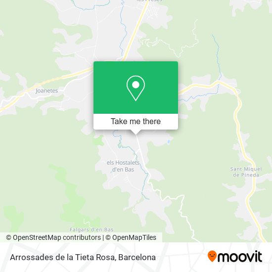 Arrossades de la Tieta Rosa map