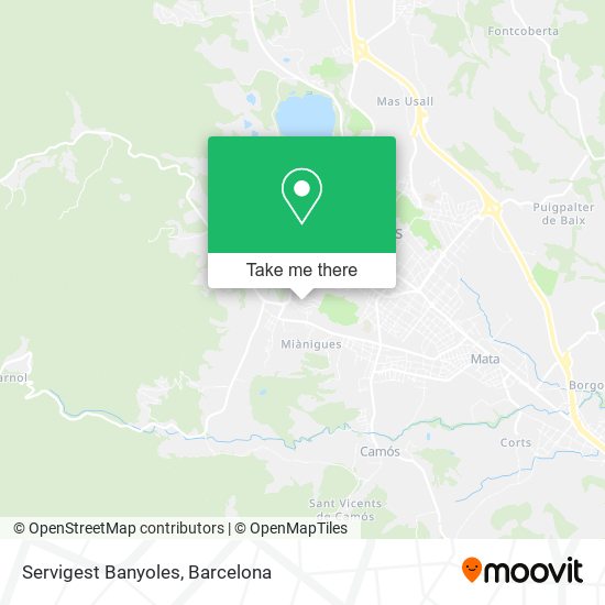 Servigest Banyoles map