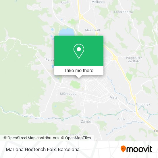Mariona Hostench Foix map