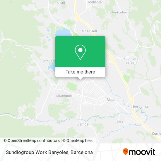 Sundiogroup Work Banyoles map