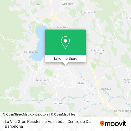 La Vila Gran Residència Assistida i Centre de Día map