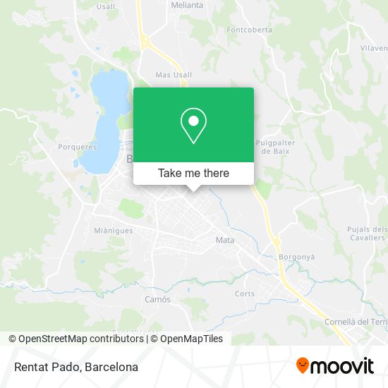 Rentat Pado map