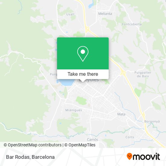 mapa Bar Rodas