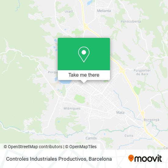 Controles Industriales Productivos map
