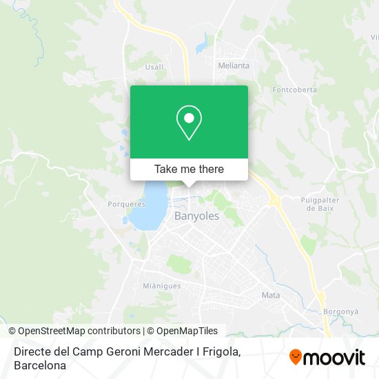 mapa Directe del Camp Geroni Mercader I Frigola