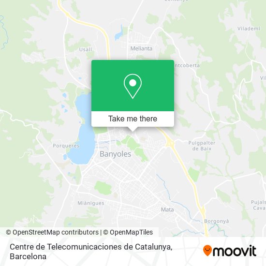 Centre de Telecomunicaciones de Catalunya map