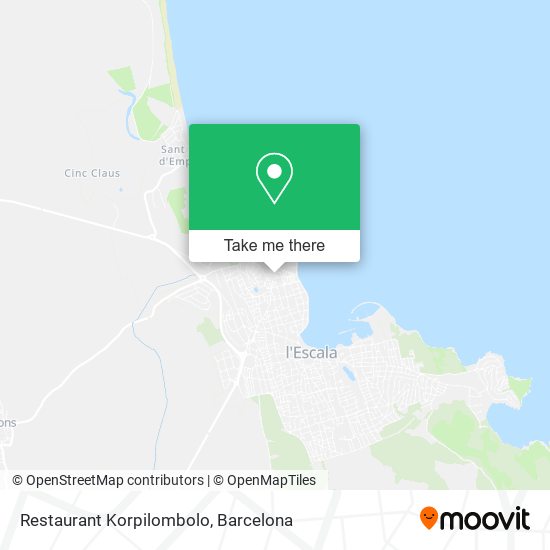 Restaurant Korpilombolo map