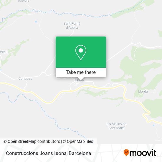 Construccions Joans Isona map