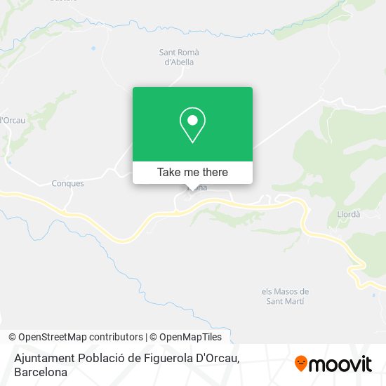 Ajuntament Població de Figuerola D'Orcau map