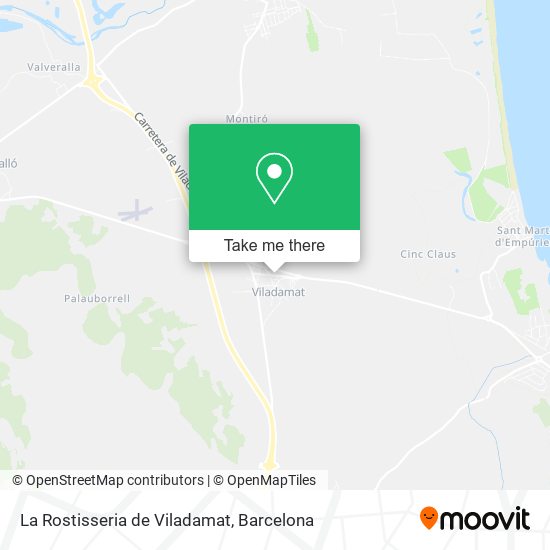 La Rostisseria de Viladamat map