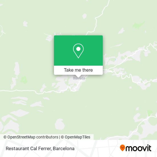 Restaurant Cal Ferrer map