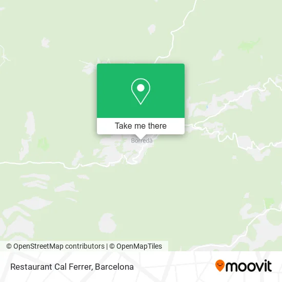 Restaurant Cal Ferrer map