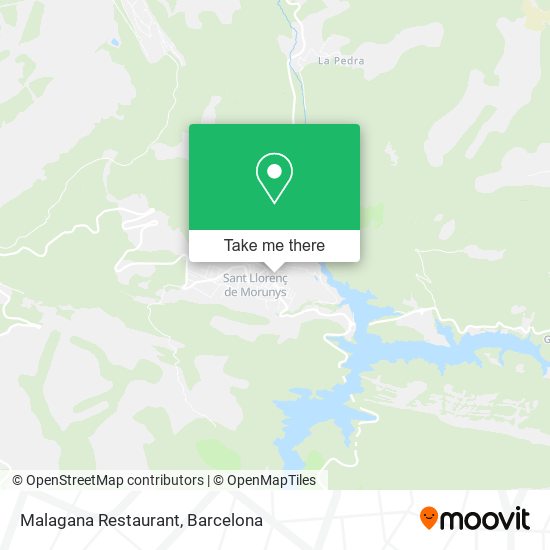 Malagana Restaurant map