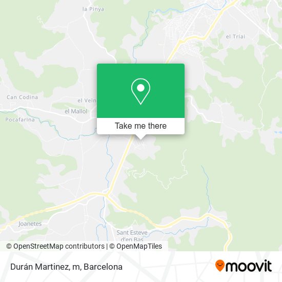 Durán Martinez, m map