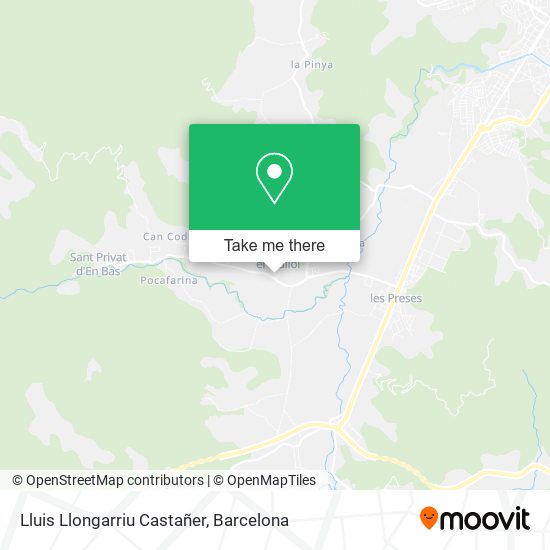Lluis Llongarriu Castañer map