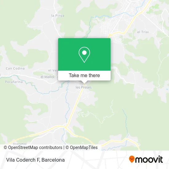 Vila Coderch F map