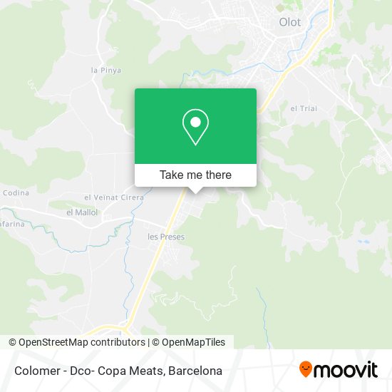 Colomer - Dco- Copa Meats map