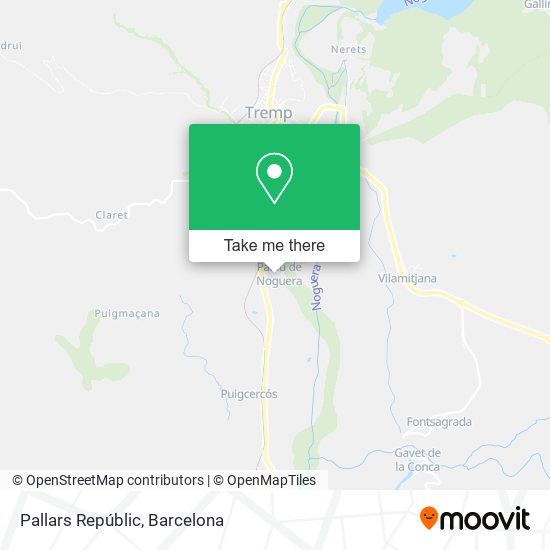 Pallars Repúblic map