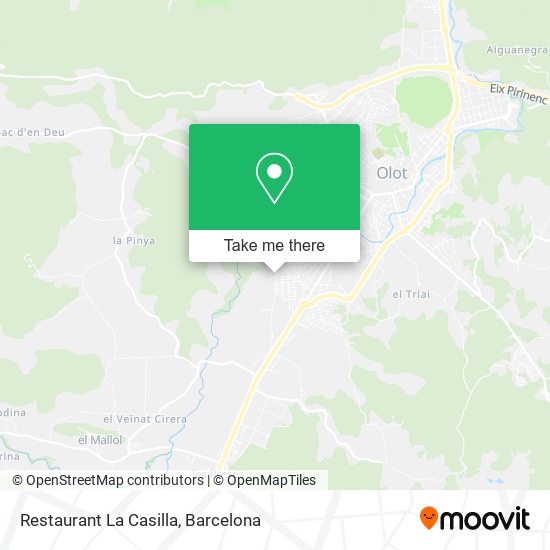Restaurant La Casilla map