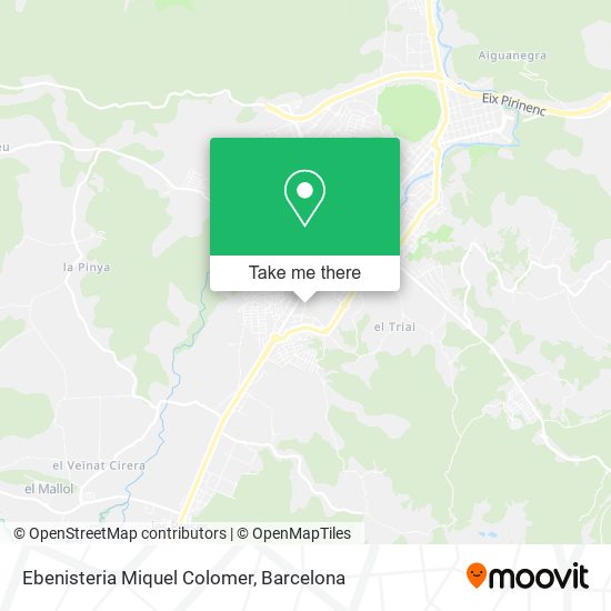 Ebenisteria Miquel Colomer map