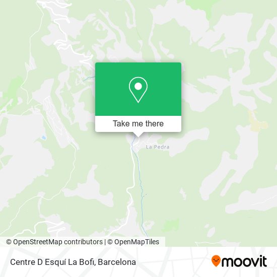 Centre D Esquí La Bofi map