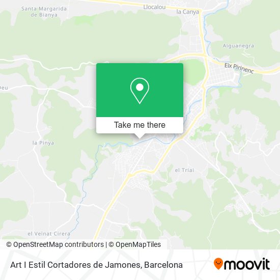 Art I Estil Cortadores de Jamones map