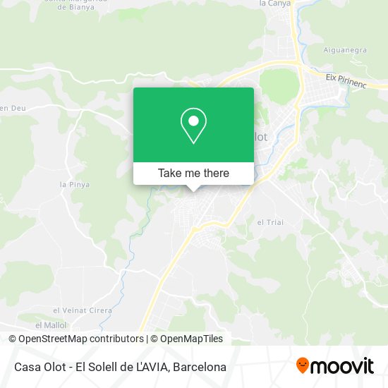 Casa Olot - El Solell de L'AVIA map