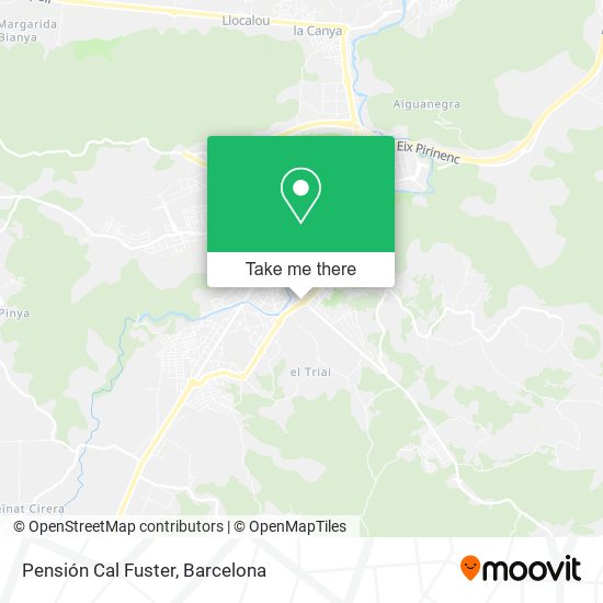 Pensión Cal Fuster map