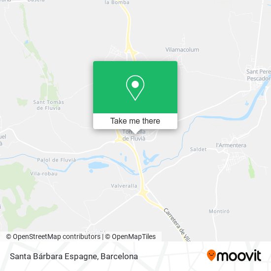 Santa Bárbara Espagne map