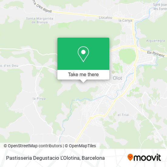 Pastisseria Degustacio L'Olotina map