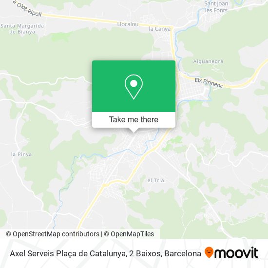 Axel Serveis Plaça de Catalunya, 2 Baixos map