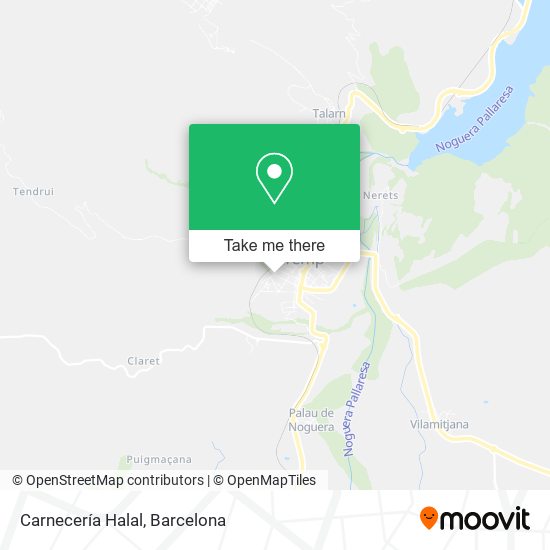 Carnecería Halal map