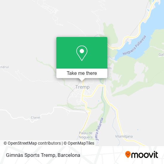 Gimnàs Sports Tremp map
