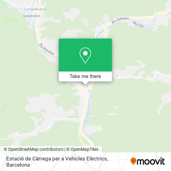 Estació de Càrrega per a Vehicles Elèctrics map
