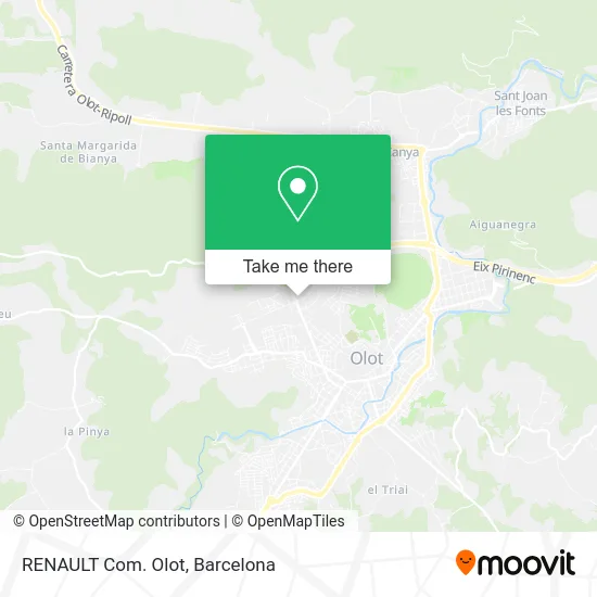 RENAULT Com. Olot map