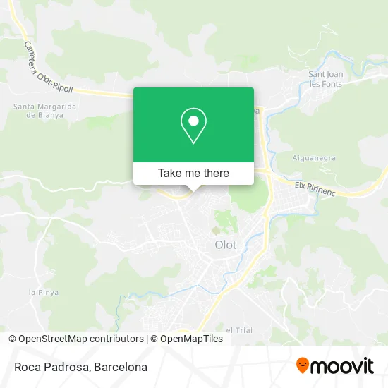 Roca Padrosa map