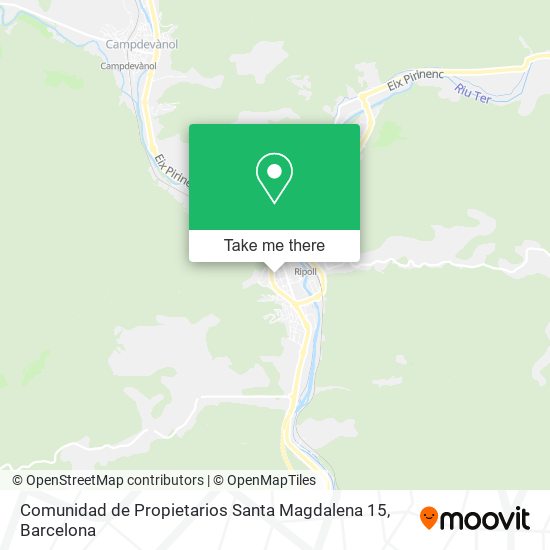 Comunidad de Propietarios Santa Magdalena 15 map