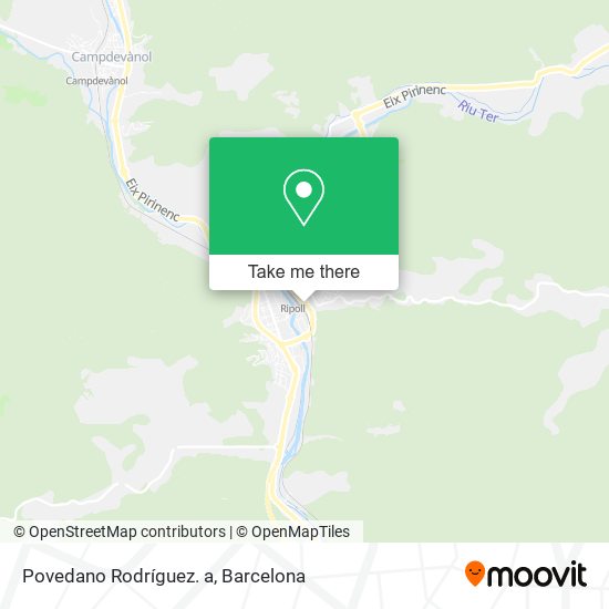 Povedano Rodríguez. a map