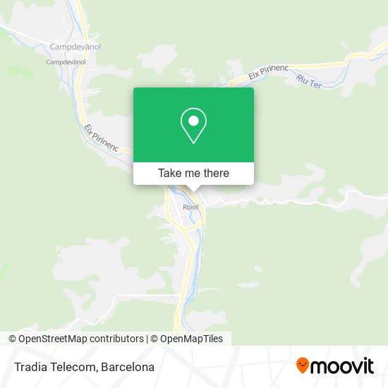 Tradia Telecom map