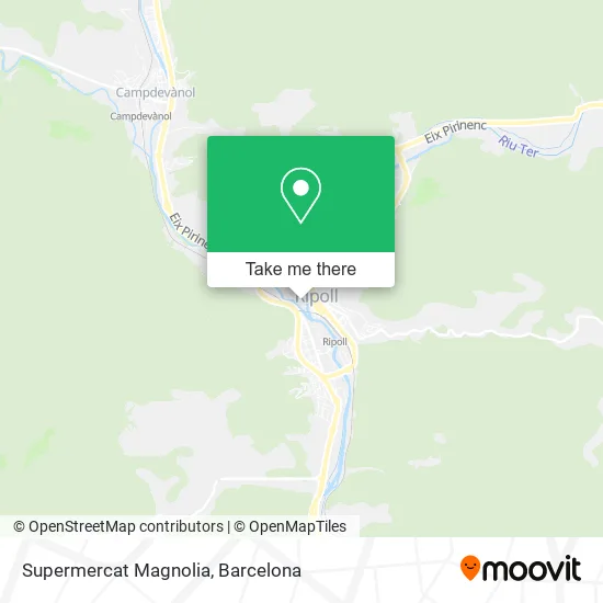 Supermercat Magnolia map